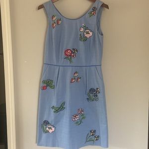 Boden embroidered summer dress size 6R